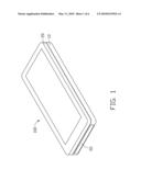 BATTERY LATCHING DEVICE FOR PORTABLE ELECTRONIC DEVICE diagram and image