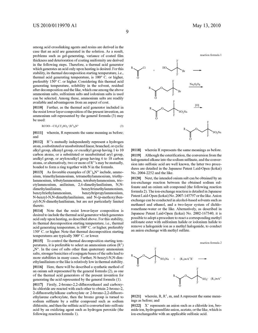 Resist lower-layer composition containing thermal acid generator, resist lower layer film-formed substrate, and patterning process - diagram, schematic, and image 20