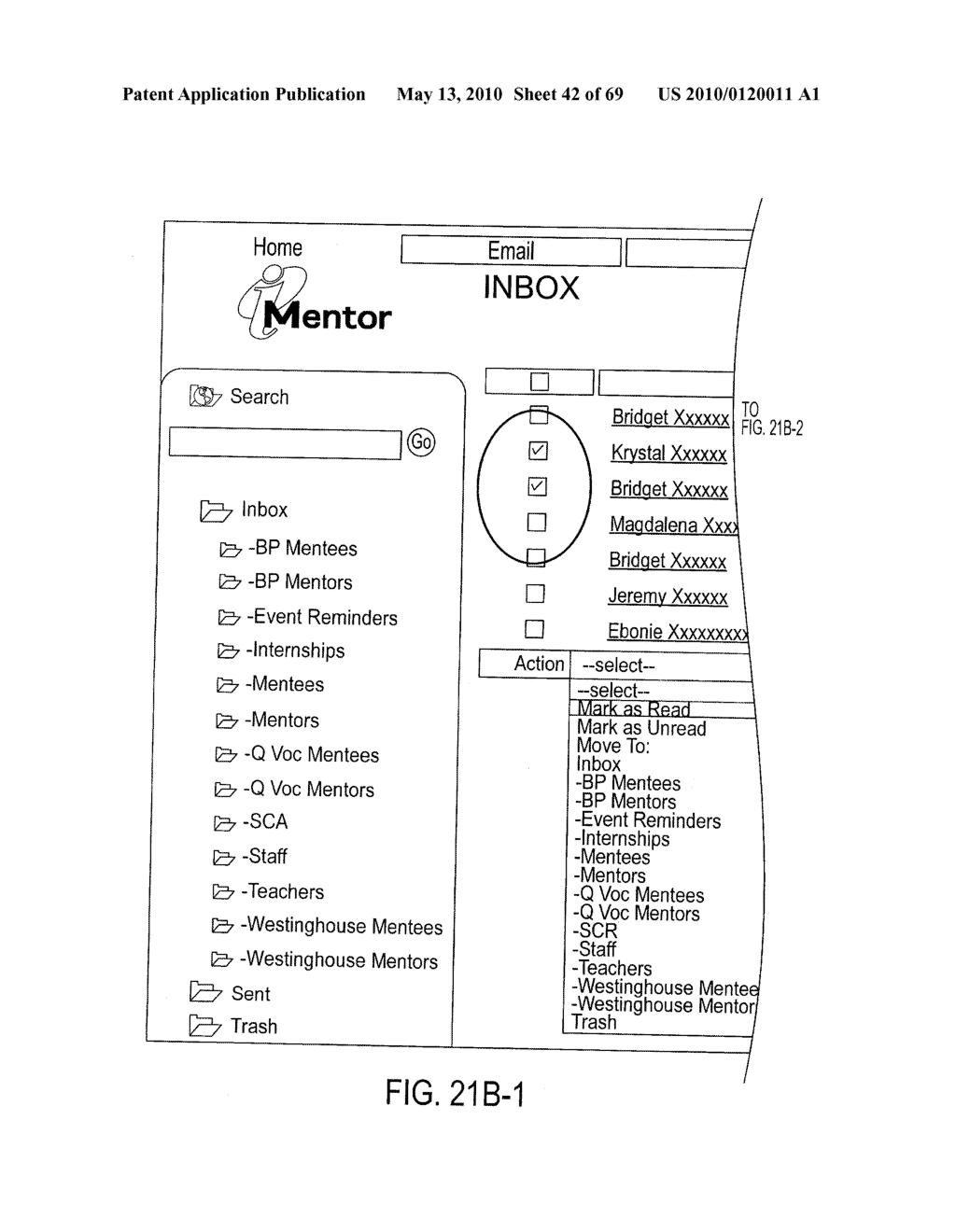 TECHNOLOGY PLATFORM AND METHODS FOR FACILITATING, CULTIVATING AND MONITORING MENTORING RELATIONSHIPS - diagram, schematic, and image 43