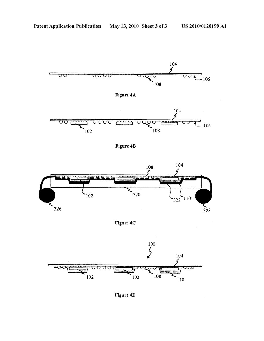 Stacked package-on-package semiconductor device and methods of fabricating thereof - diagram, schematic, and image 04
