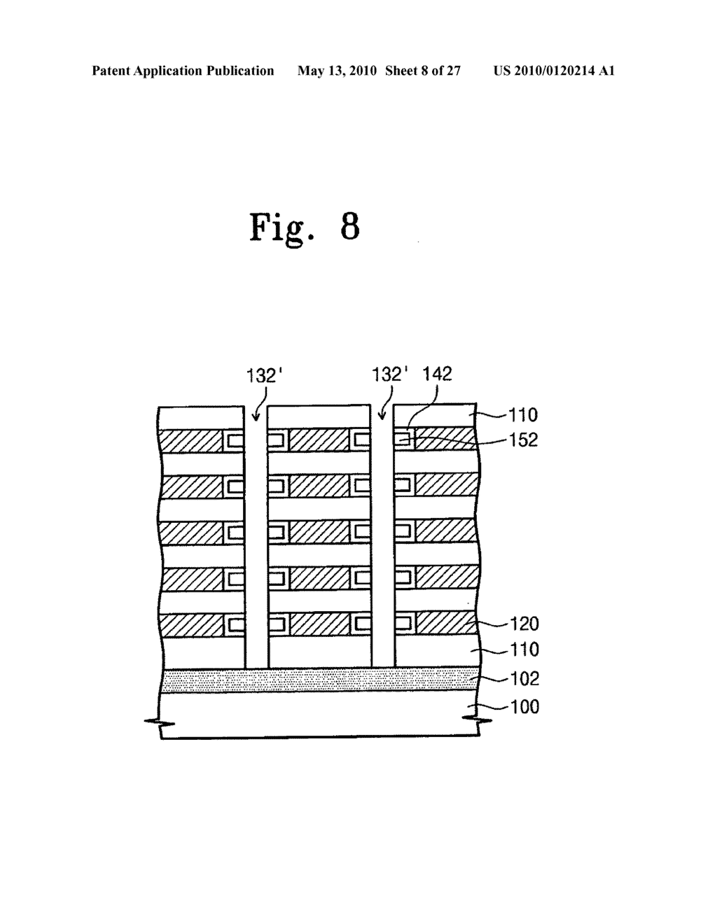 Method of manufacturing nonvolatile memory device and nonvolatile memory device manufactured by the method - diagram, schematic, and image 09