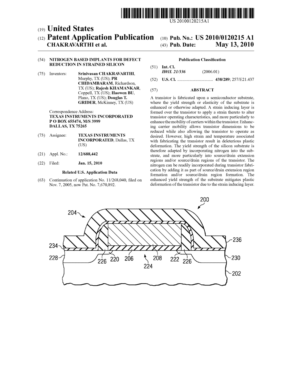 Nitrogen Based Implants for Defect Reduction in Strained Silicon - diagram, schematic, and image 01