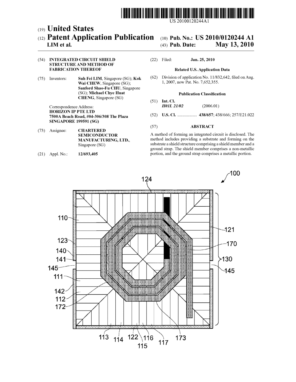 INTEGRATED CIRCUIT SHIELD STRUCTURE AND METHOD OF FABRICATION THEREOF - diagram, schematic, and image 01