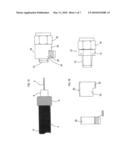 COAXIAL CABLE CONNECTOR diagram and image