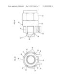 COAXIAL CABLE CONNECTOR diagram and image