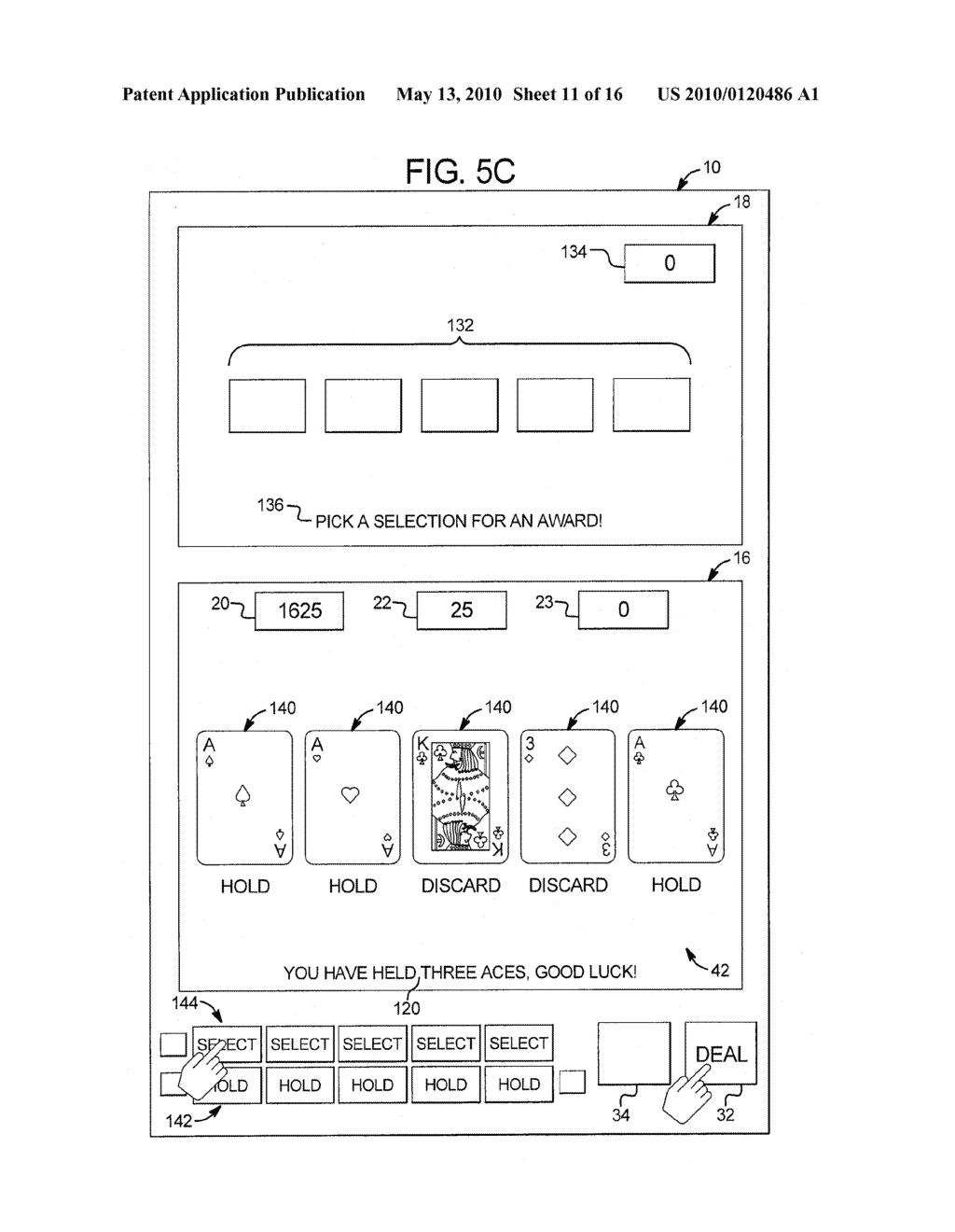 GAMING SYSTEM, GAMING DEVICE AND METHOD PROVIDING SERVER BASED CONFIGURABLE GAME PRESENTATIONS - diagram, schematic, and image 12