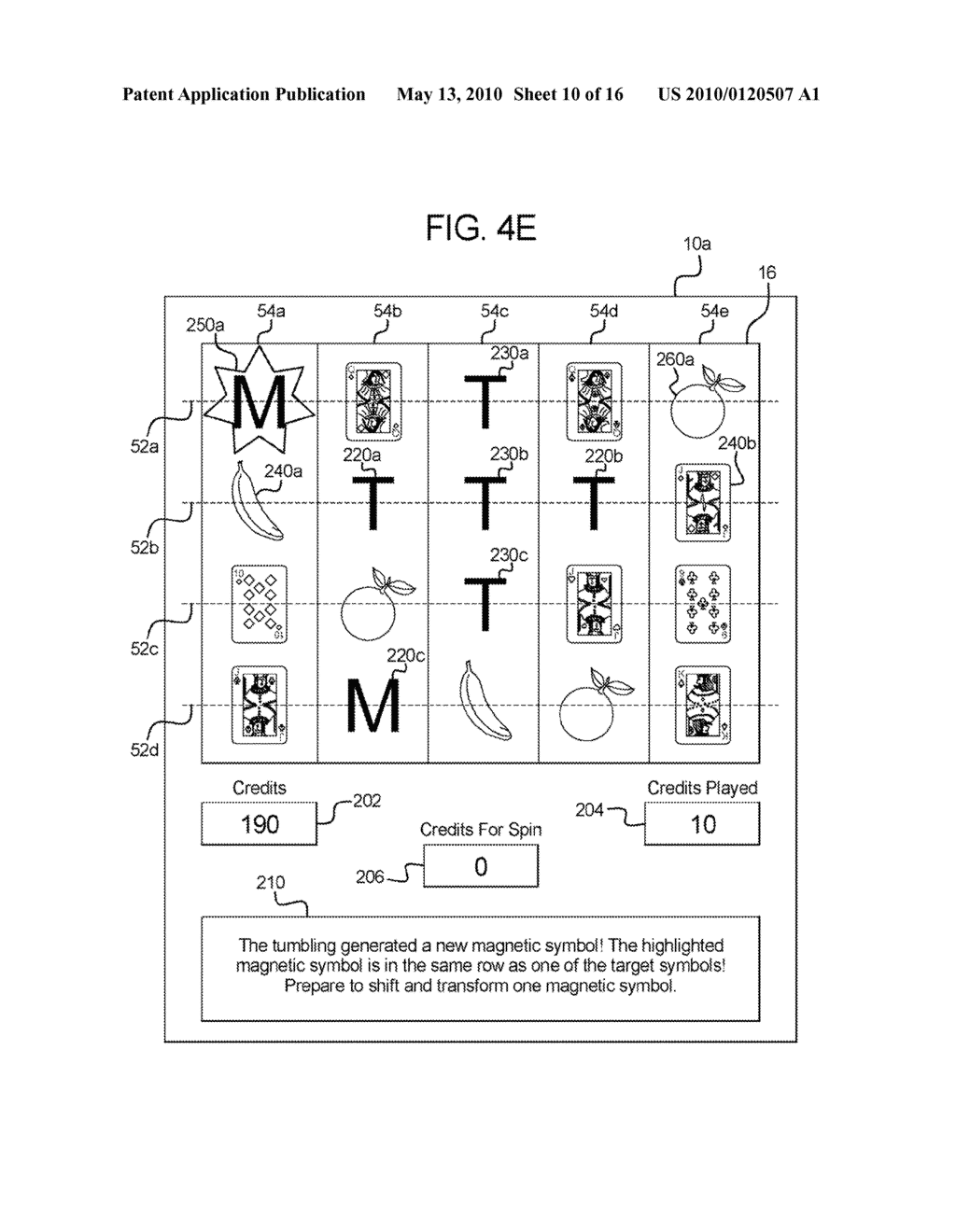 GAMING SYSTEM, GAMING DEVICE, AND METHOD FOR PROVIDING A CASCADING SYMBOLS GAME HAVING MAGNETIC SYMBOLS AND TARGET SYMBOLS - diagram, schematic, and image 11