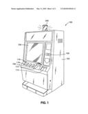 Animated gaming machine tower light diagram and image