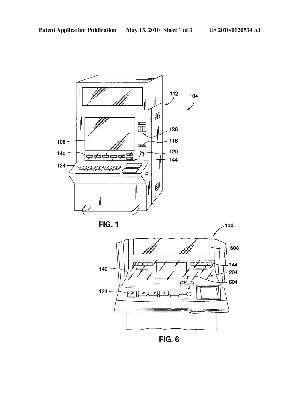 Touch buttons for gaming machines - diagram, schematic, and image 02