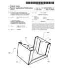 MATERIALS FOR AND METHOD FOR MANUFACTURING CONTAINER WITH END SUPPORTS AND RESULTING CONTAINER diagram and image