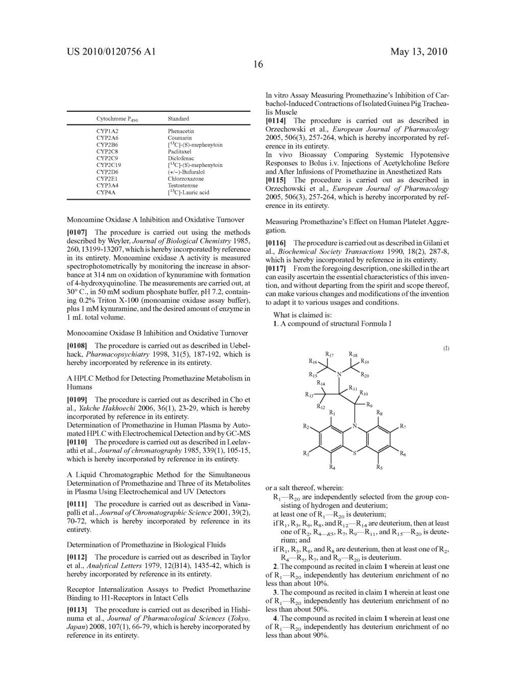 PHENOTHIAZINE MODULATORS OF H1 RECEPTORS - diagram, schematic, and image 17