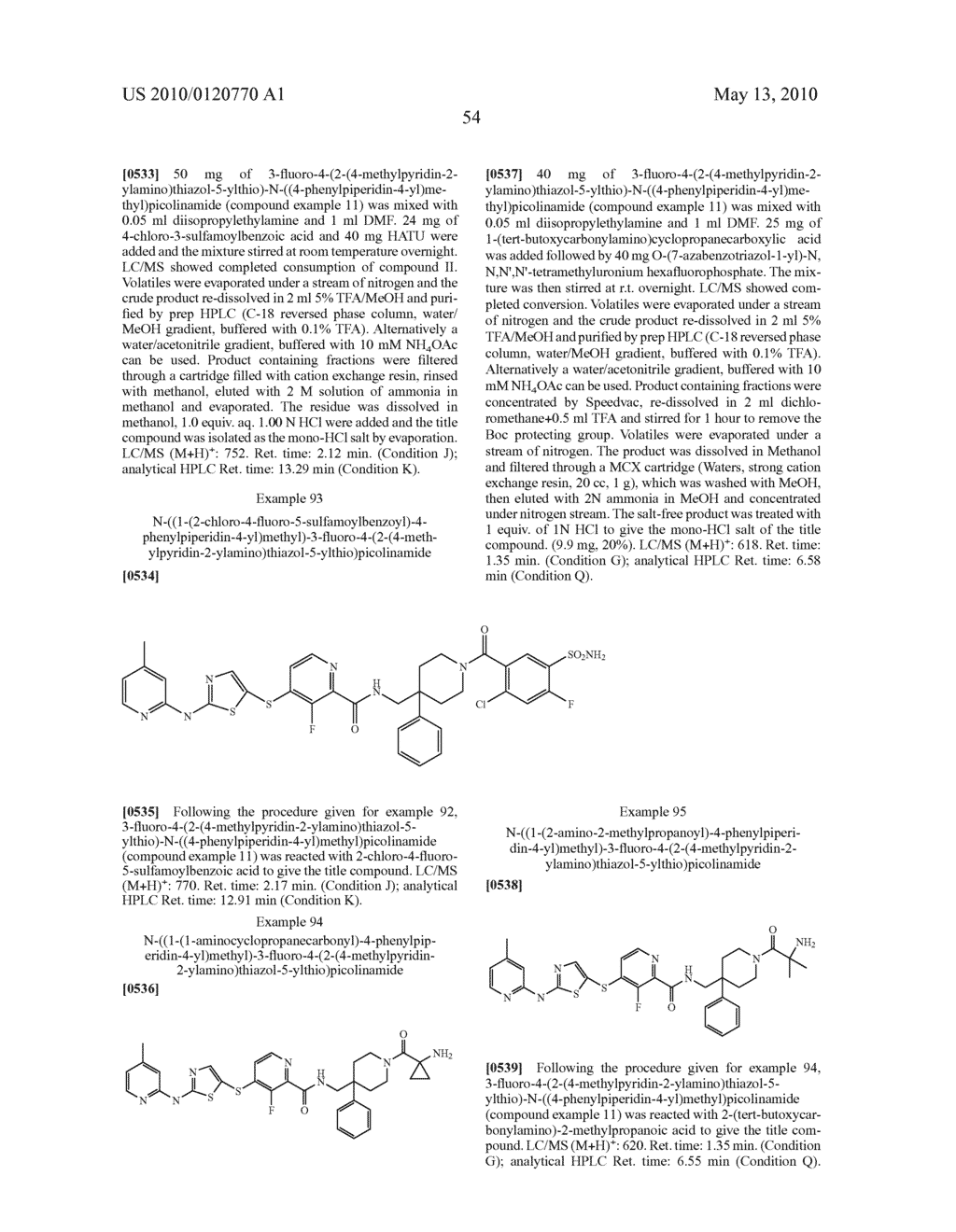 THIAZOLYL COMPOUNDS USEFUL AS KINASE INHIBITORS - diagram, schematic, and image 55