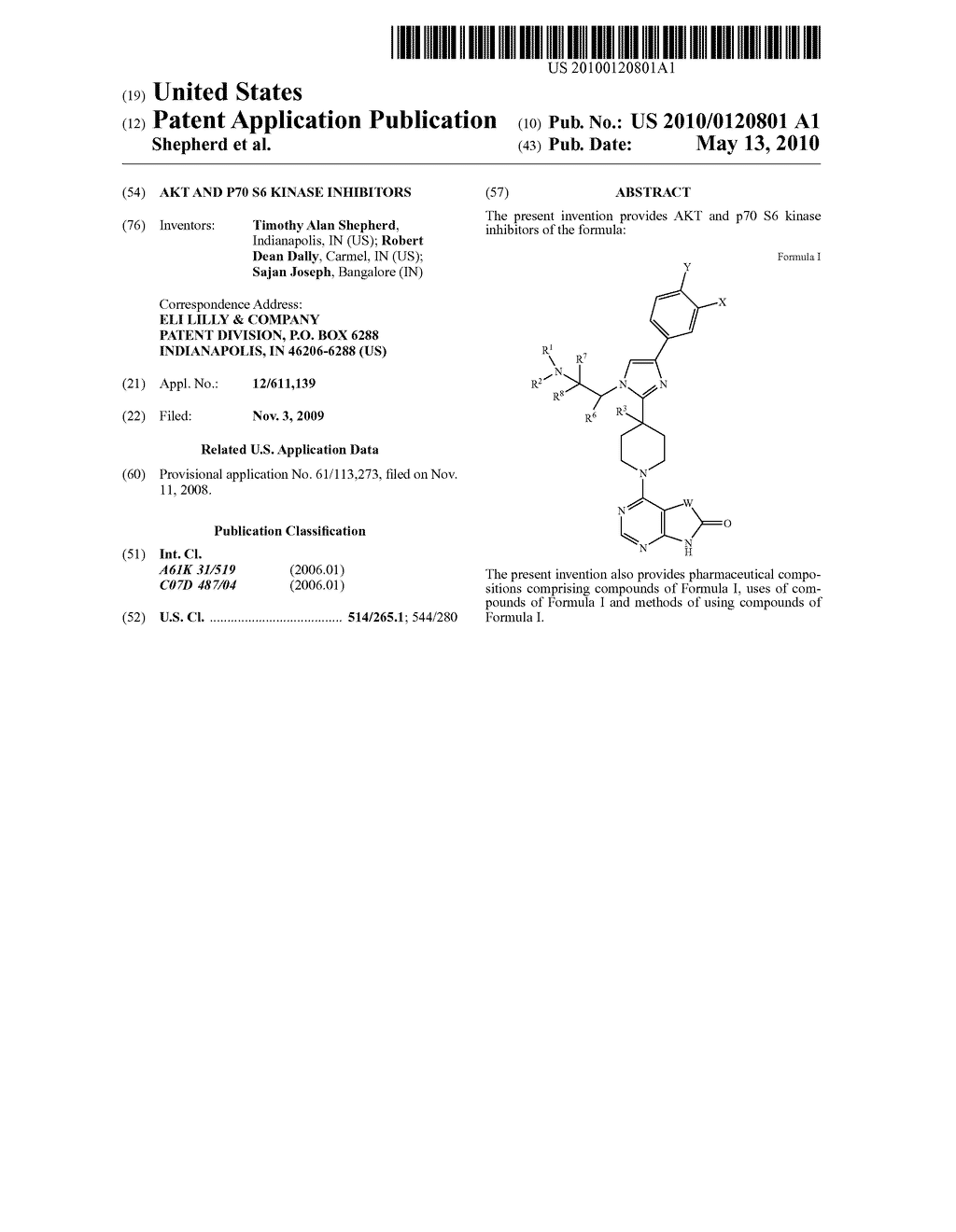 AKT AND P70 S6 KINASE INHIBITORS - diagram, schematic, and image 01