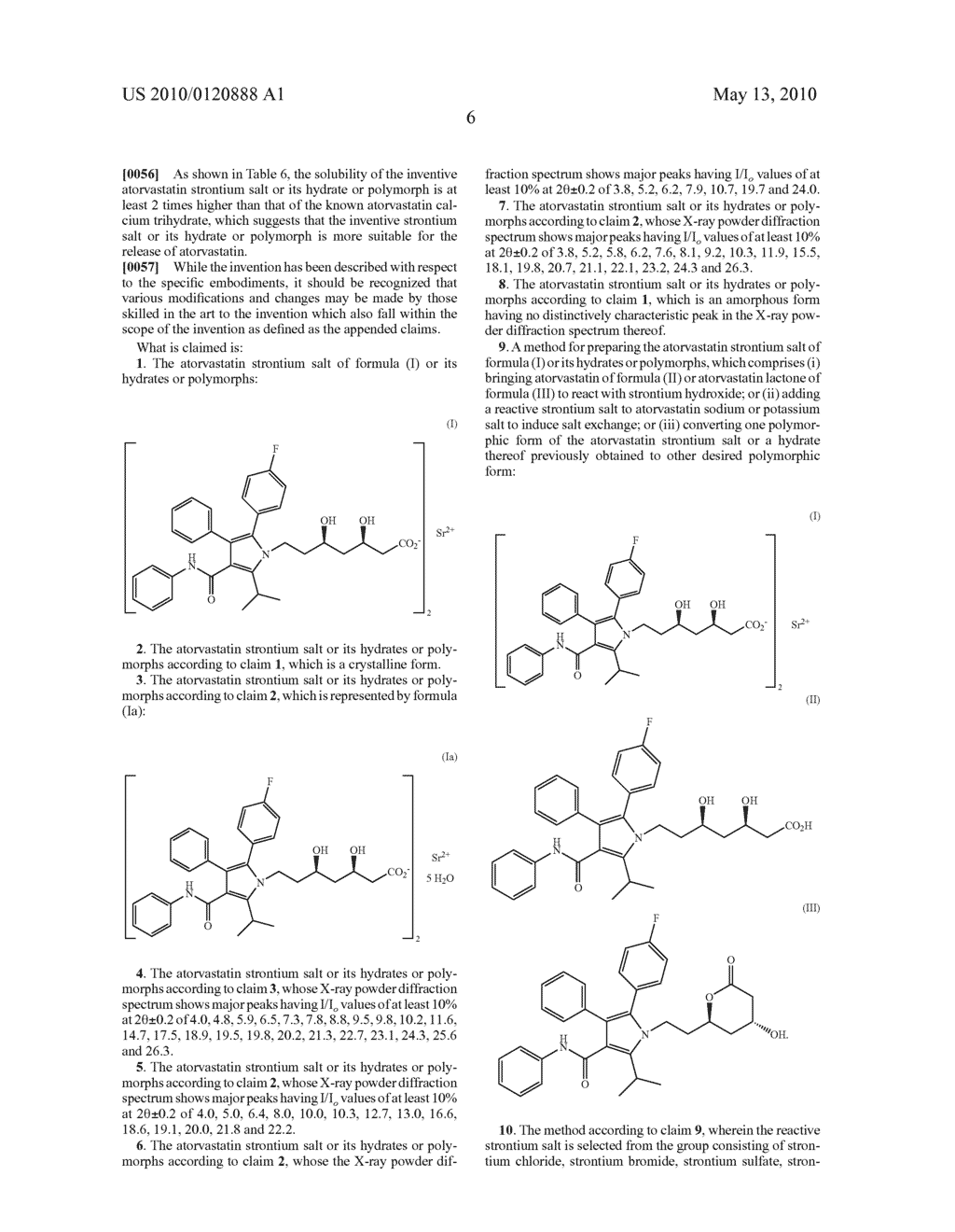 ATORVASTATIN STRONTIUM SALT AND PHARMACEUTICAL COMPOSITION COMPRISING SAME - diagram, schematic, and image 12