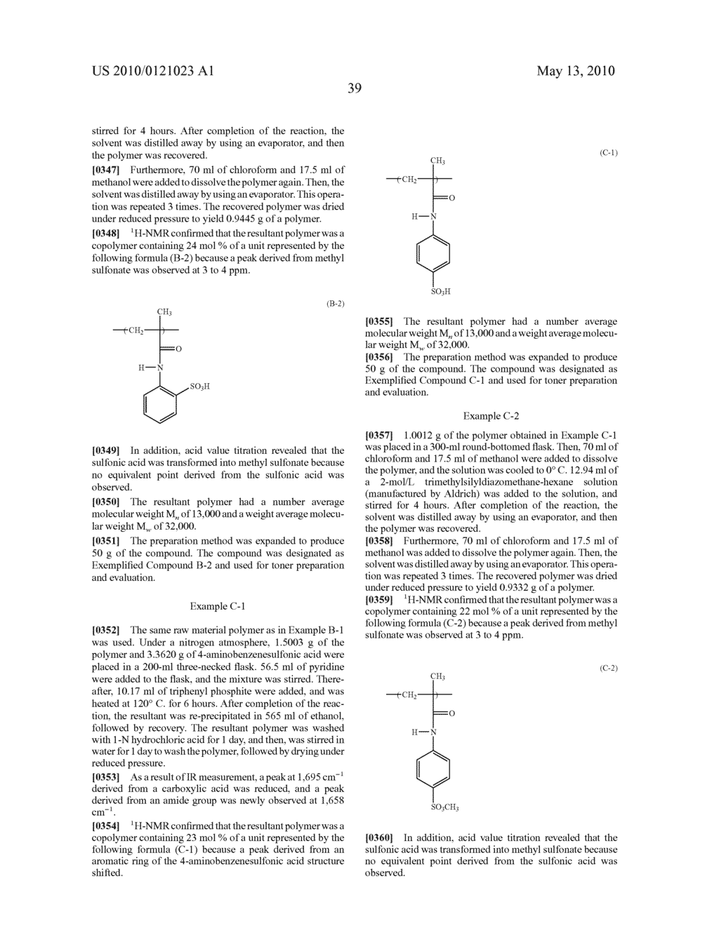 POLYMER HAVING A SULFONIC GROUP OR A SULFONATE GROUP AND AN AMIDE GROUP AND METHOD OF PRODUCING SAME - diagram, schematic, and image 49