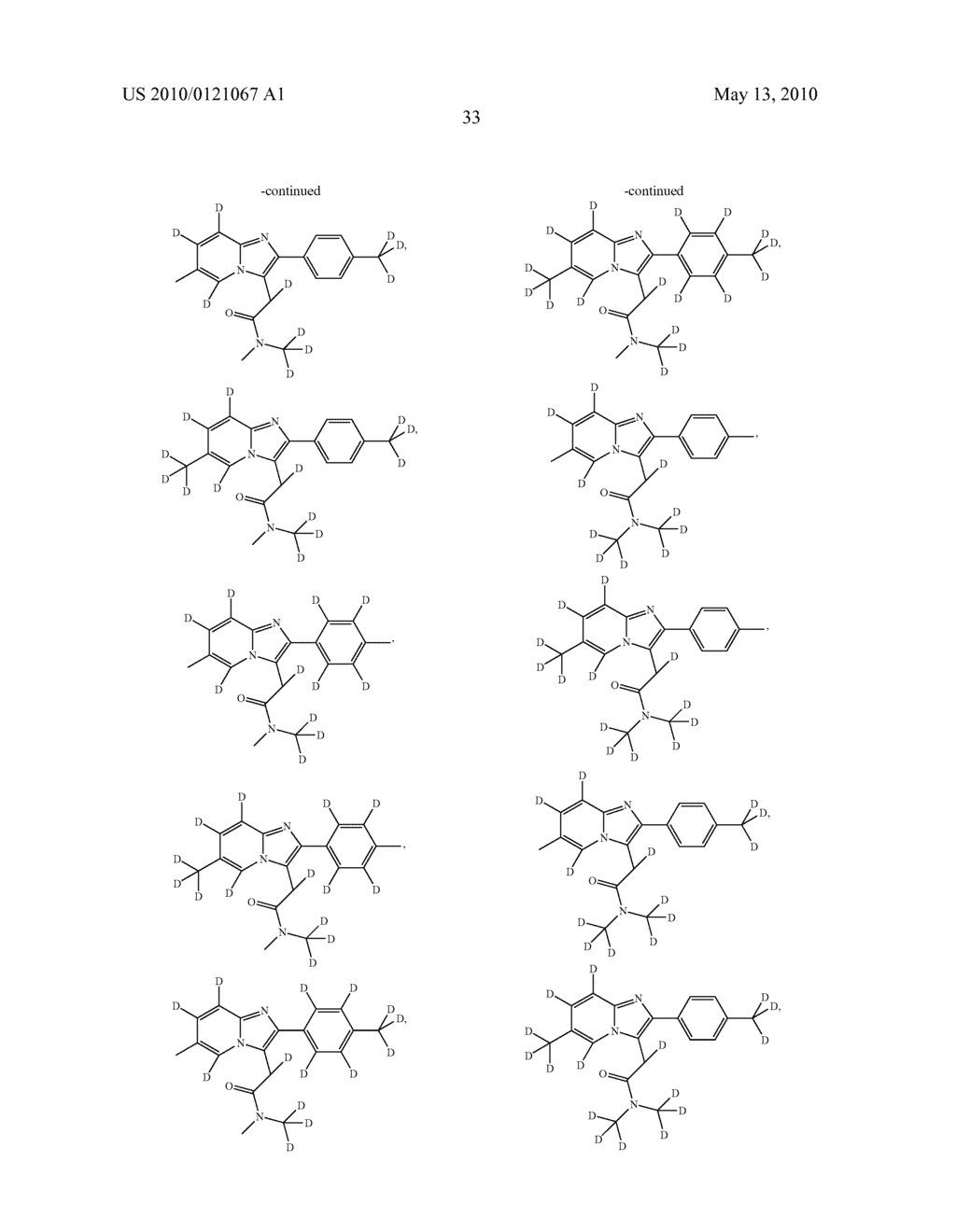 PREPARATION AND UTILITY OF SUBSTITUTED IMIDAZOPYRIDINE COMPOUNDS WITH HYPNOTIC EFFECTS - diagram, schematic, and image 34