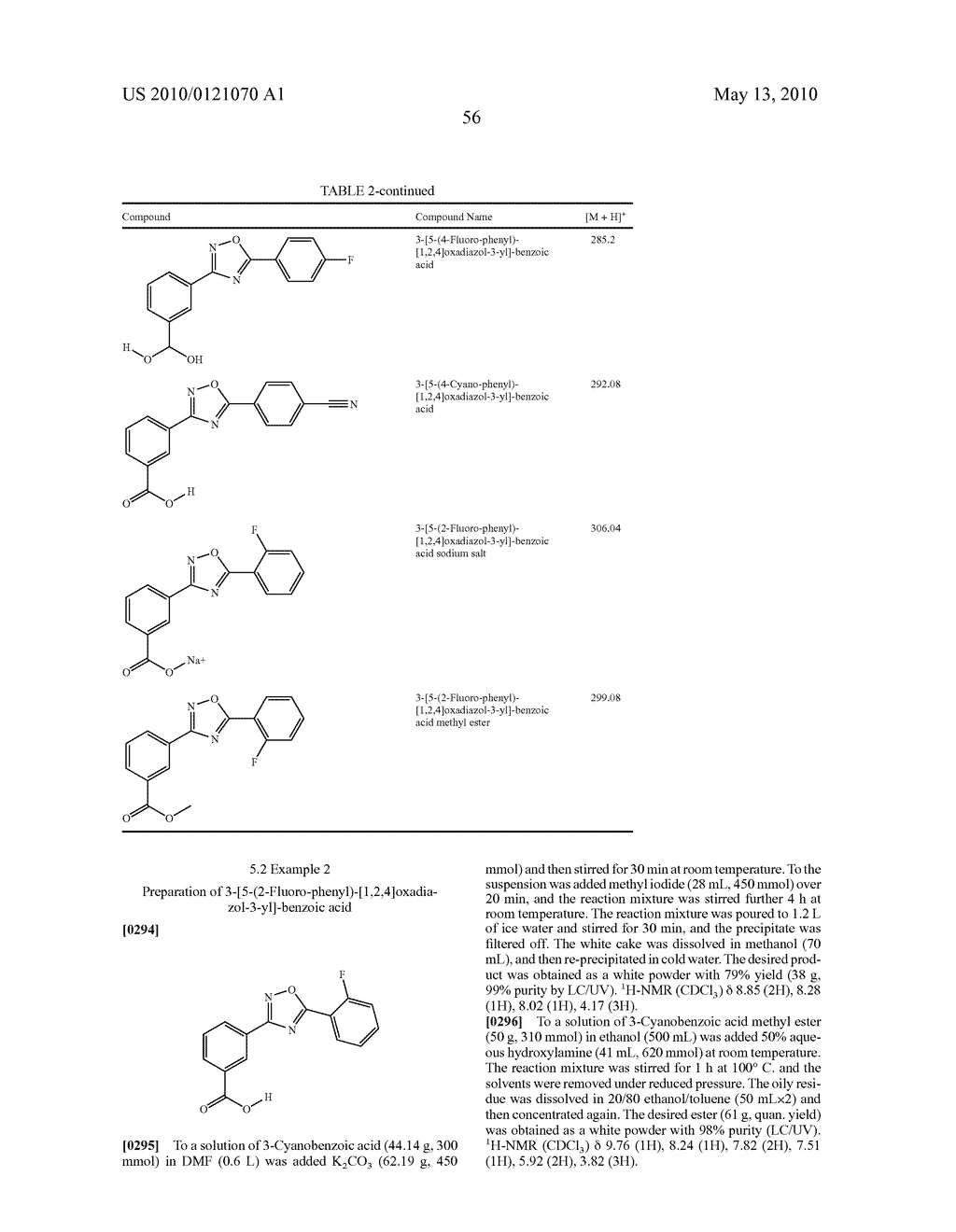 METHODS FOR THE SYNTHESIS OF 1,2,4-OXADIAZOLE BENZOIC ACID COMPOUNDS - diagram, schematic, and image 57