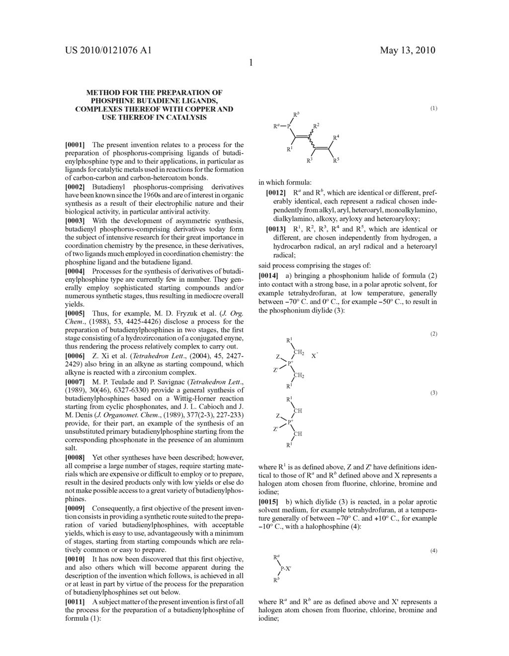 METHOD FOR THE PREPARATION OF PHOSPHINE BUTADIENE LIGANDS, COMPLEXES THEREOF WITH COPPER AND USE THEREOF IN CATALYSIS - diagram, schematic, and image 02