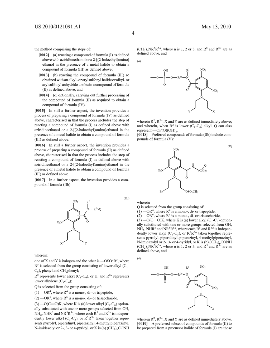 Processes of preparing asymmetric dinitrobenzamide mustard compounds, intermediate compounds useful therein and products obtained therefrom - diagram, schematic, and image 05