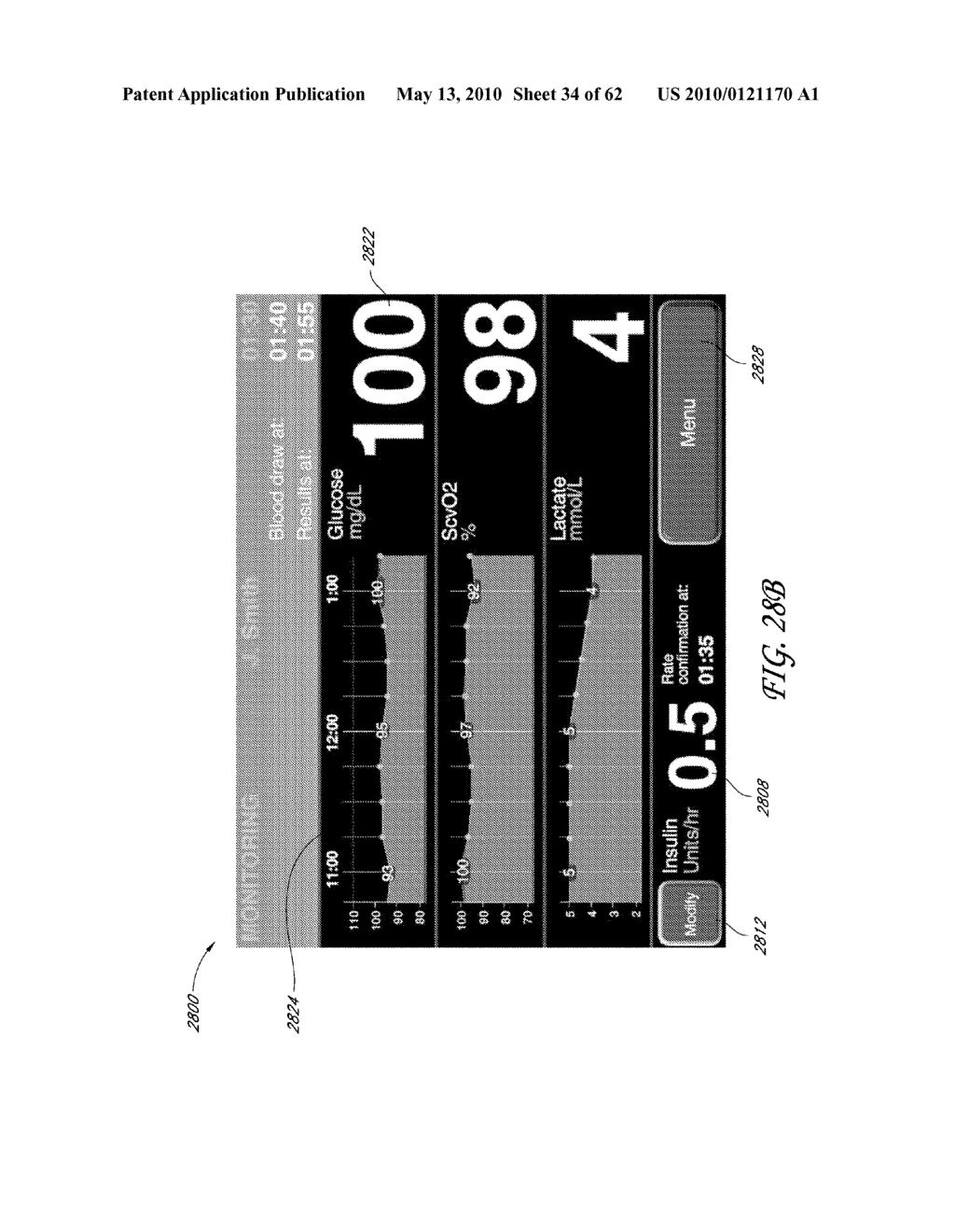 FLUID COMPONENT ANALYSIS SYSTEM AND METHOD FOR GLUCOSE MONITORING AND CONTROL - diagram, schematic, and image 35