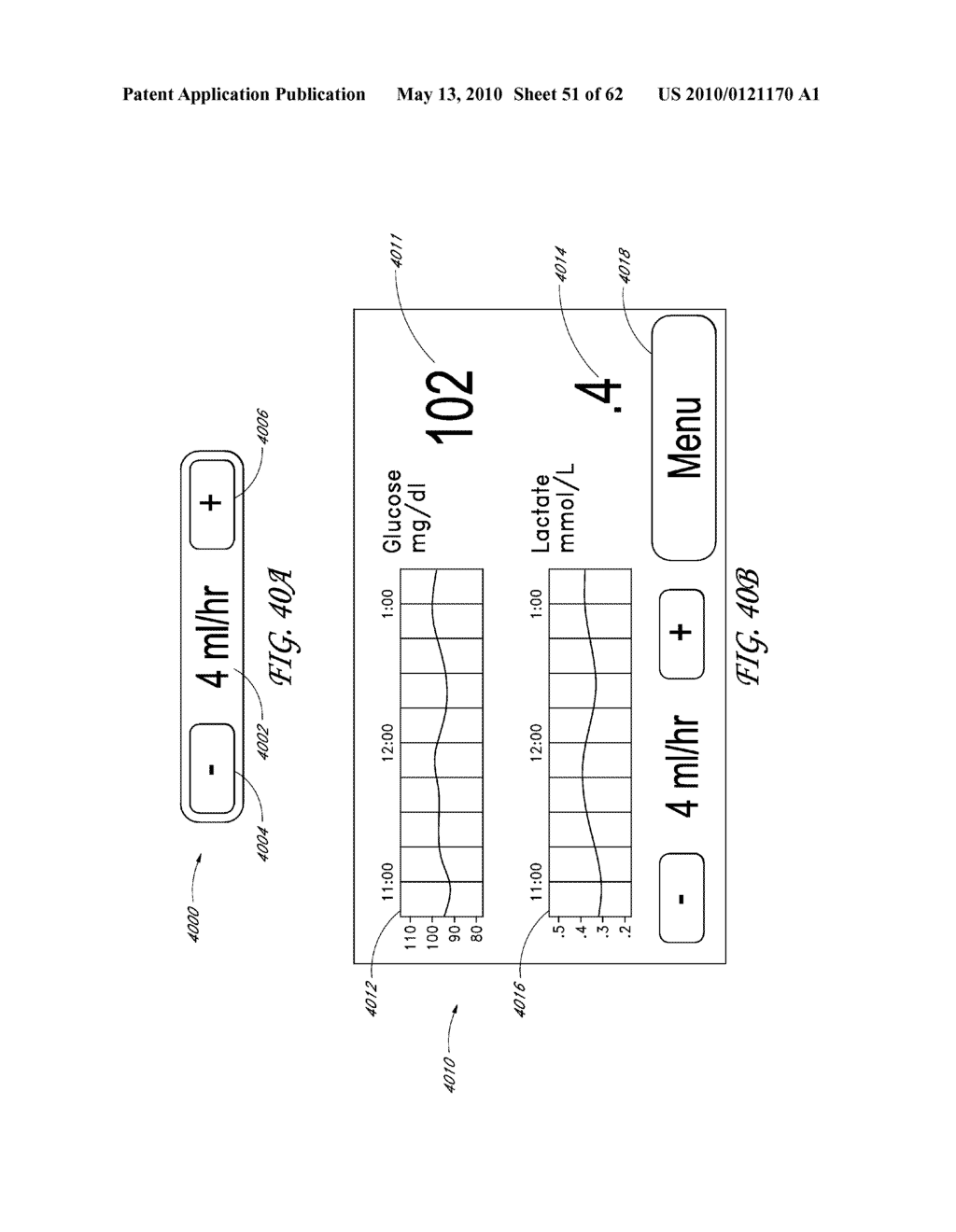 FLUID COMPONENT ANALYSIS SYSTEM AND METHOD FOR GLUCOSE MONITORING AND CONTROL - diagram, schematic, and image 52