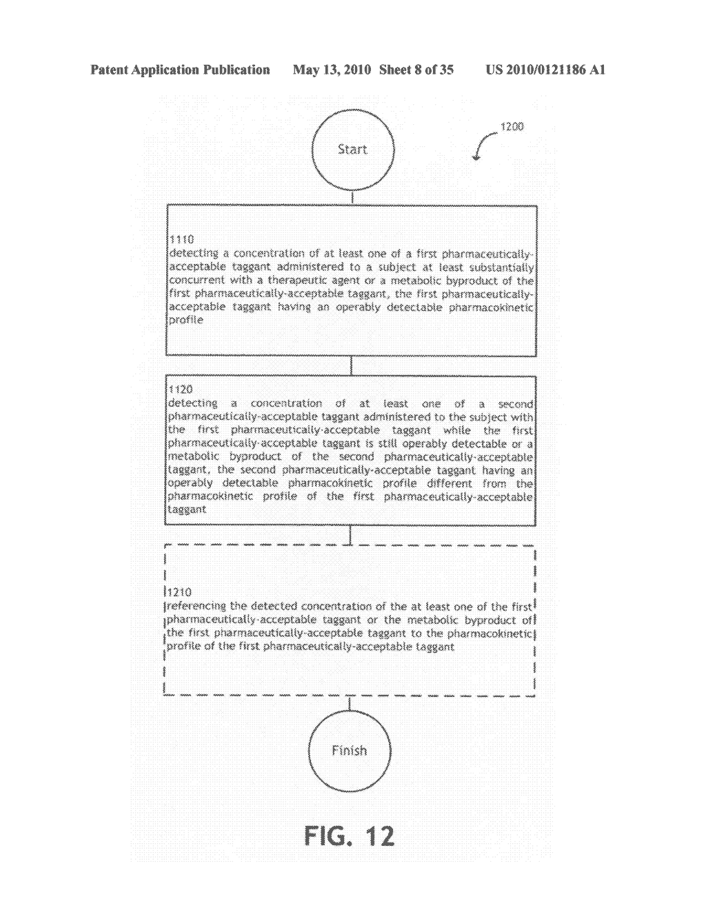 Administering a therapeutic agent with more than one taggant - diagram, schematic, and image 09