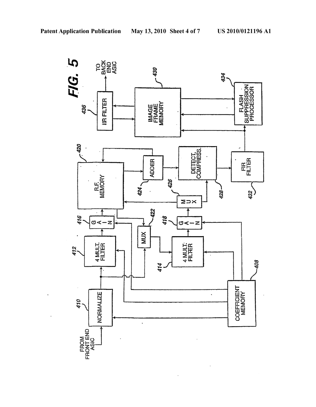 Ultrasonic Signal Processor for a Hand Held Ultrasonic Diagnostic Instrument - diagram, schematic, and image 05