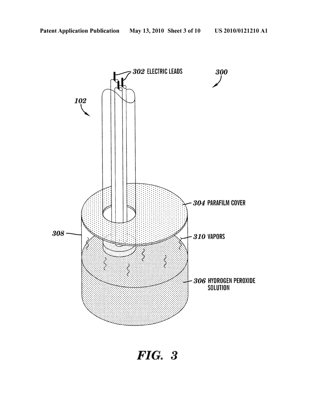 METHOD AND DEVICE FOR DETECTION OFANALYTE IN VAPOR OR GASEOUS SAMPLE - diagram, schematic, and image 04