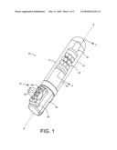 POWERED MASSAGER WITH COAXIAL ACTUATORS diagram and image