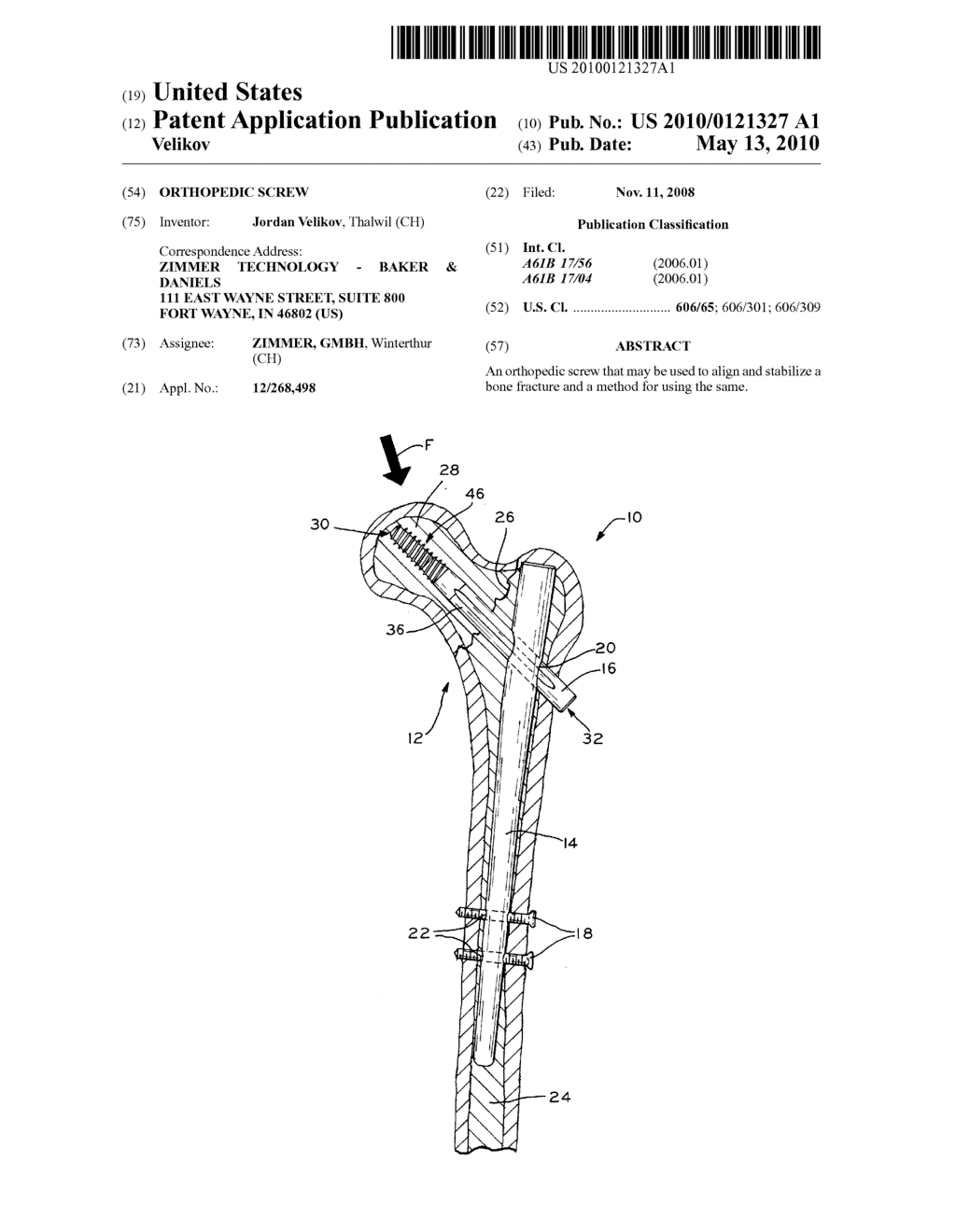 ORTHOPEDIC SCREW - diagram, schematic, and image 01