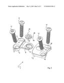 PLATE IMPLANT, IN PARTICULAR FOR USE ON A SPINAL COLUMN diagram and image