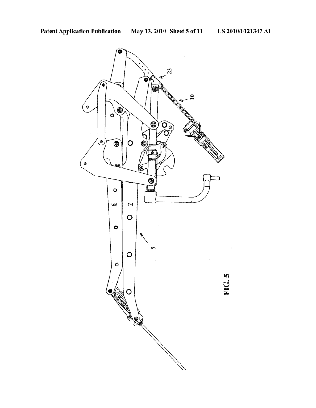 Manipulator for an Instrument for Minimally Invasive Surgery, and a Positioning Aid for Positioning Such an Instrument - diagram, schematic, and image 06