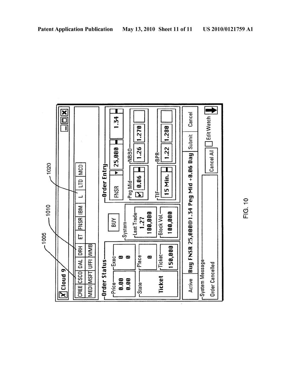 Confidential Block Trading System And Method - diagram, schematic, and image 12