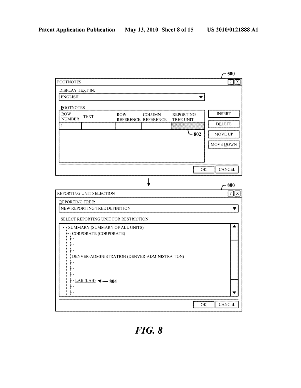 AUTOMATIC DESIGNATION OF FOOTNOTES TO FACT DATA - diagram, schematic, and image 09