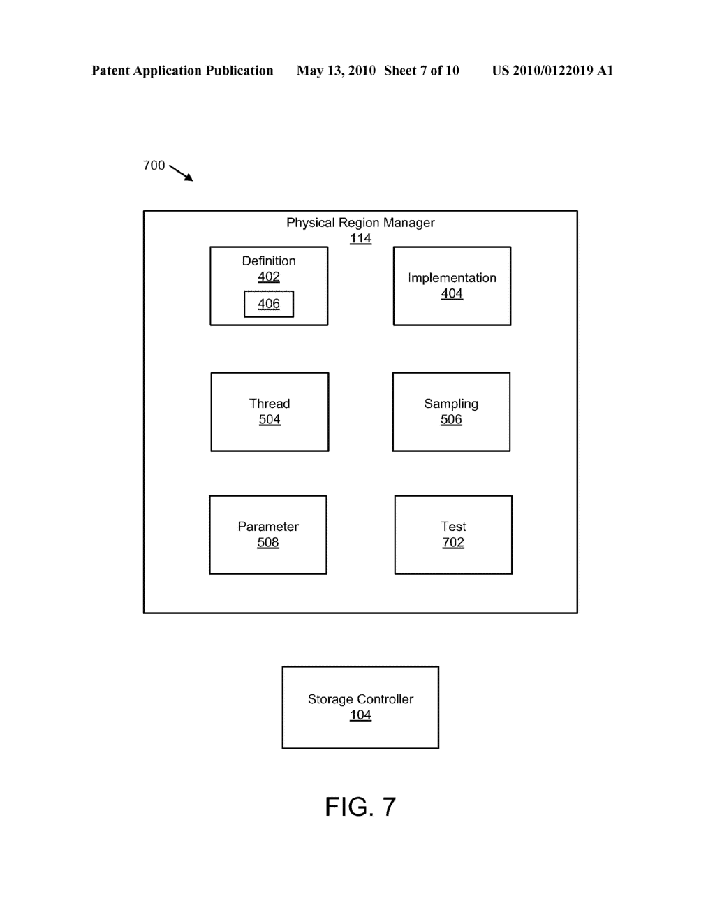 APPARATUS, SYSTEM, AND METHOD FOR MANAGING PHYSICAL REGIONS IN A SOLID-STATE STORAGE DEVICE - diagram, schematic, and image 08