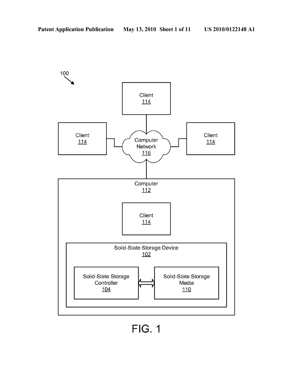 APPARATUS, SYSTEM, AND METHOD FOR PREDICTING FAILURES IN SOLID-STATE STORAGE - diagram, schematic, and image 02