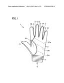 SPORTS GLOVE diagram and image