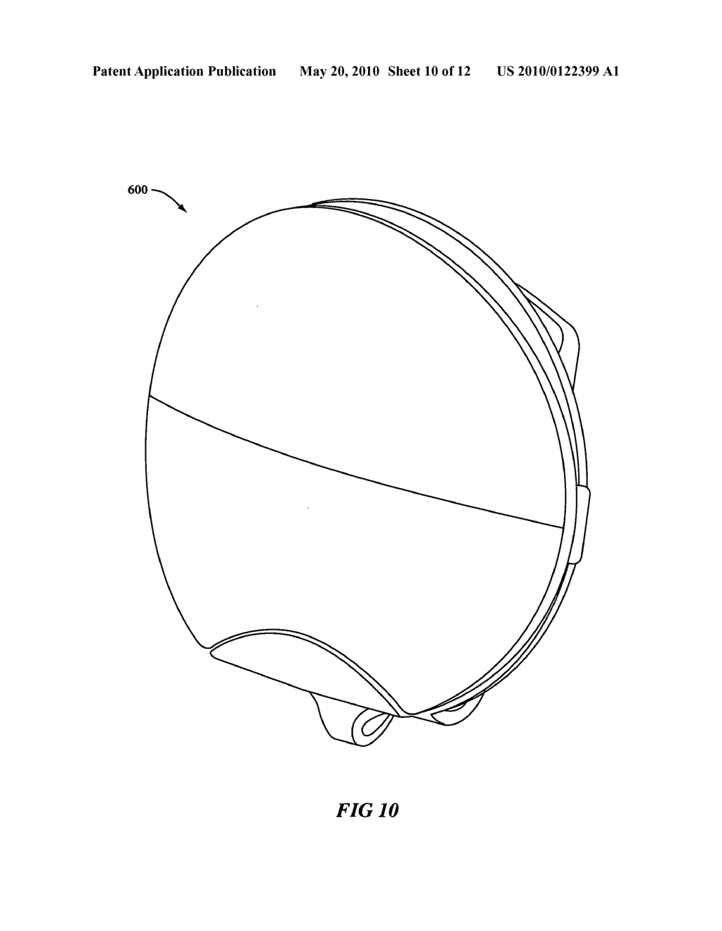 Sports hat side clip - diagram, schematic, and image 11