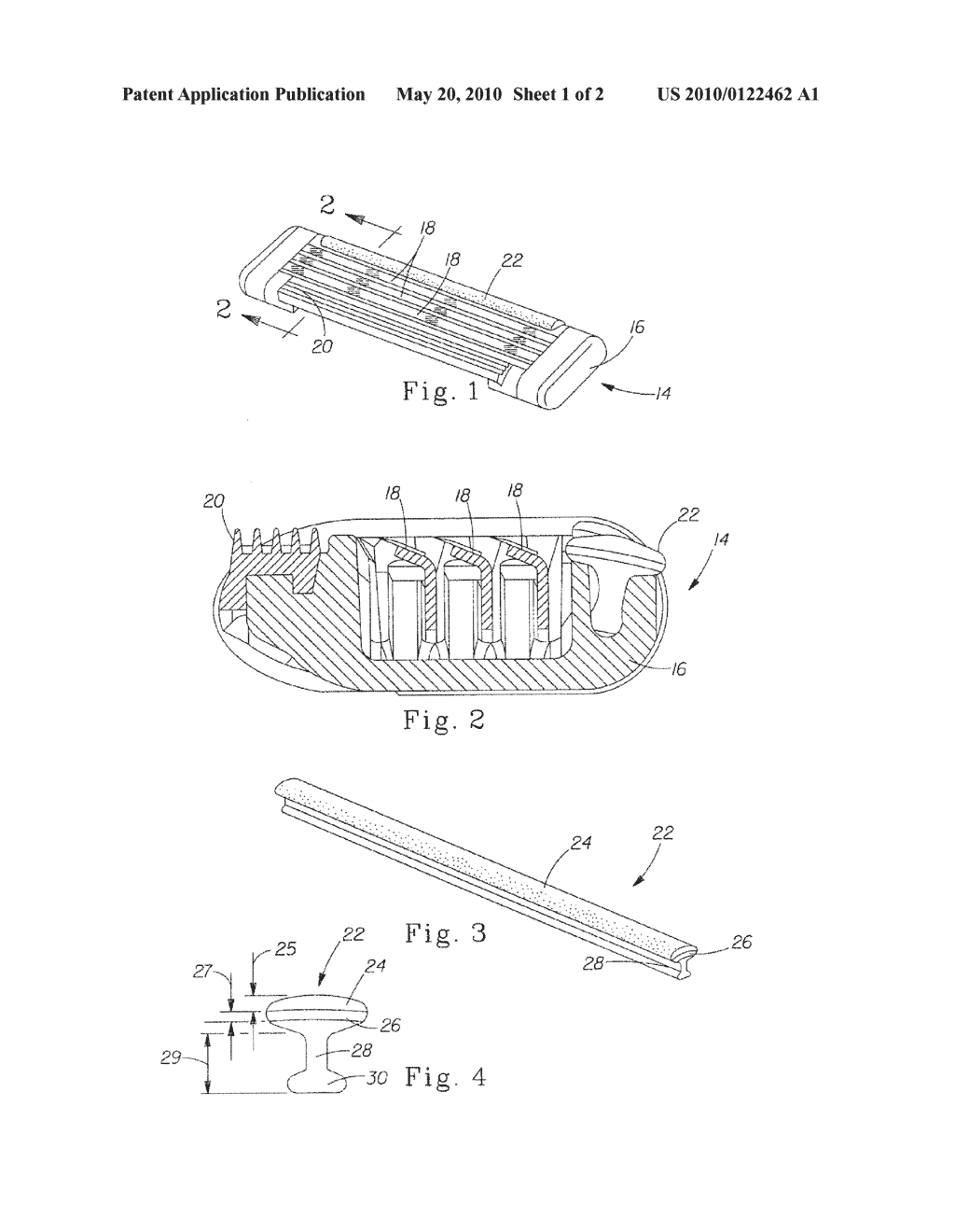 Skin Engaging Member for Razor Cartridge - diagram, schematic, and image 02