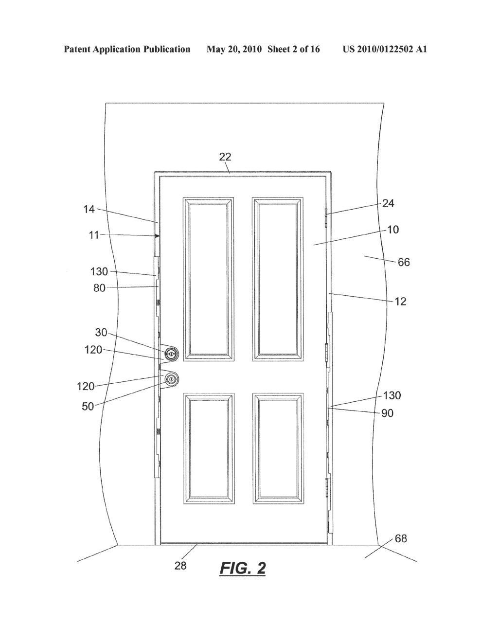 SYSTEM AND METHOD FOR ADJUSTABLE REPAIR AND REINFORCEMENT OF NON-STANDARD DOORS AND JAMBS - diagram, schematic, and image 03