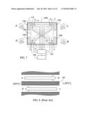 Double flow-circuit heat exchange device for periodic positive and reverse directional pumping diagram and image