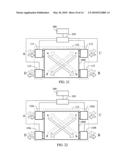 Double flow-circuit heat exchange device for periodic positive and reverse directional pumping diagram and image