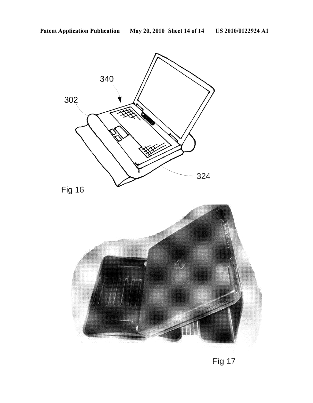 CASE AND STAND FOR A PORTABLE COMPUTER - diagram, schematic, and image 15