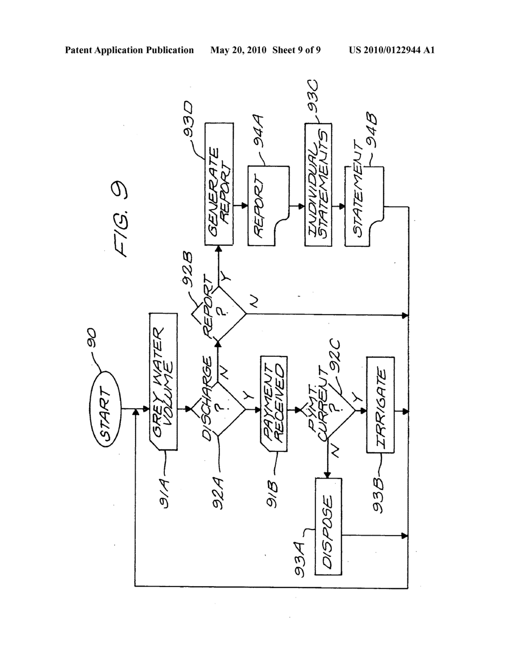 Grey water filtering system - diagram, schematic, and image 10