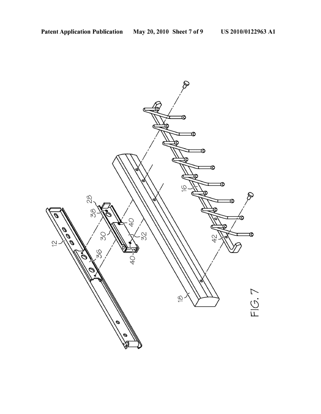 Sliding Closet Rack - diagram, schematic, and image 08