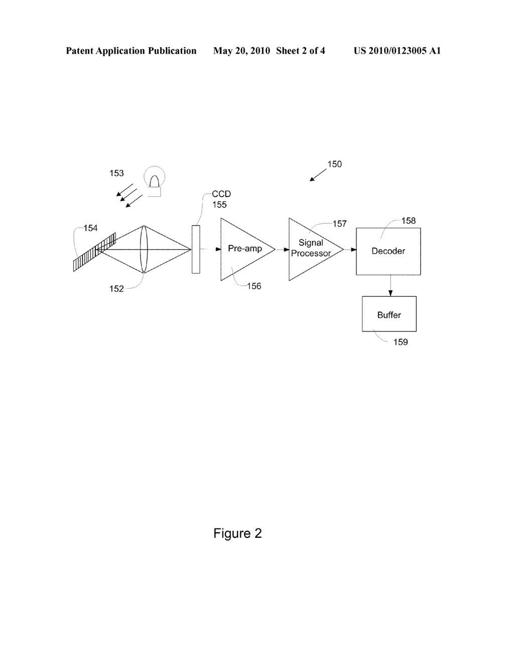 METHOD OF PREVENTING MULTIPLE READS WHEN SCANNING GROUPS OF OPTICAL CODES - diagram, schematic, and image 03