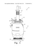 PRESSURIZED TANK SPRAYER WITH REMOVABLE CAP diagram and image