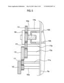 BRAKING DEVICE FOR BRAKING A SUPPORT MEMBER AND SUPPORTING DEVICE FOR SUPPORTING THE SUPPORT MEMBER WITH THE SAME diagram and image