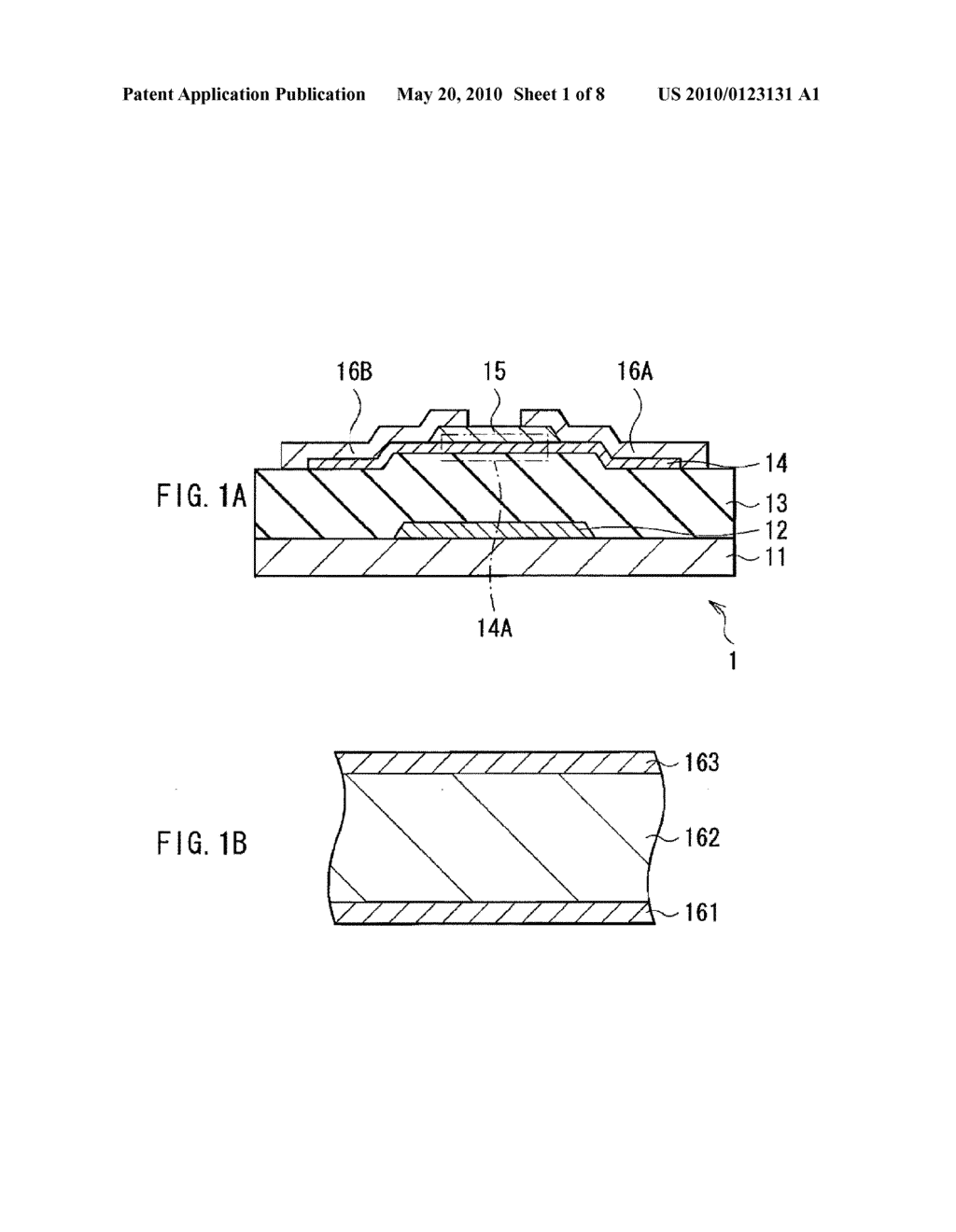 THIN FILM TRANSISTOR AND DISPLAY DEVICE - diagram, schematic, and image 02