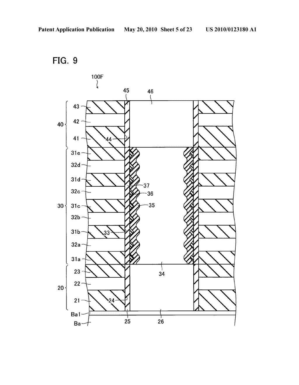 NONVOLATILE SEMICONDUCTOR MEMORY DEVICE AND METHOD OF MANUFACTURING THE SAME - diagram, schematic, and image 06